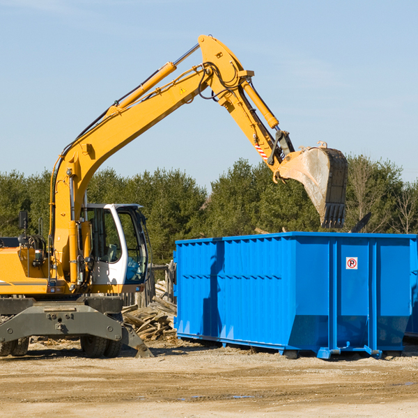 can i choose the location where the residential dumpster will be placed in Oakland Florida